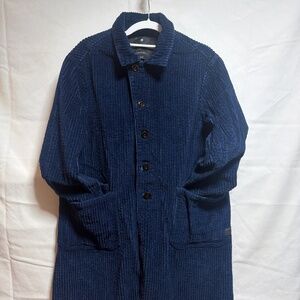 G Star blue corduroy coat